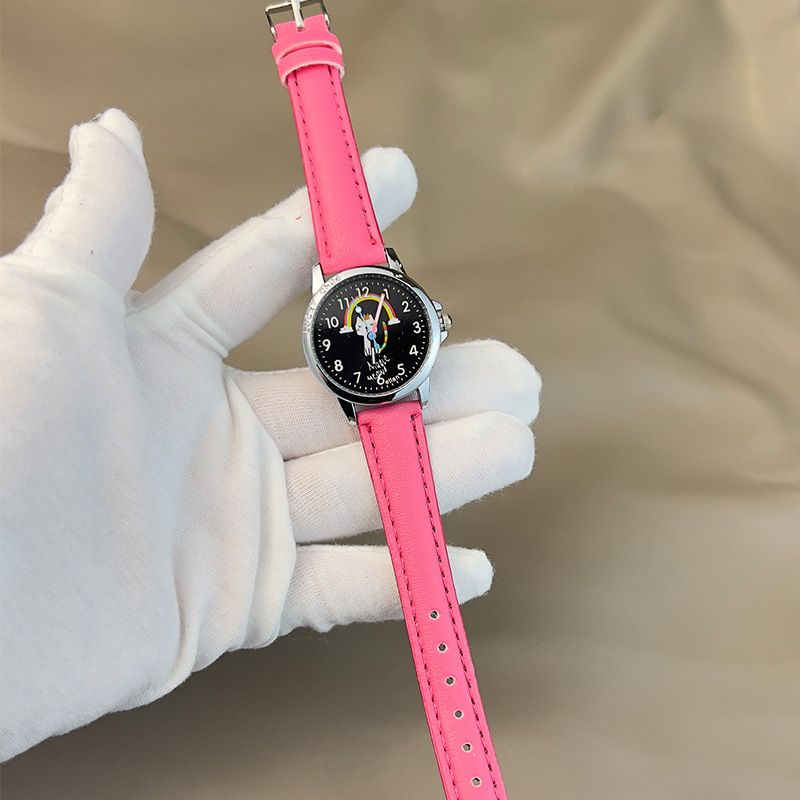 Modische Quarzuhr für Kinder, süße Studentenuhr, Katze, digital, buchstäblich Uhr für die Arbeit, täglich, Muttertag, Geburtstag, Jahrestag, Valentinstag, Geschenk_voghion.com