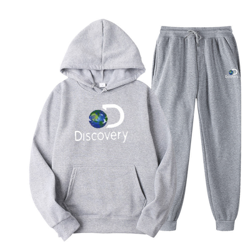 Novo moletom com capuz quente e de pelúcia, estilo primavera/outono, da moda, 2024, para homens e mulheres, conjunto esportivo casual_voghion.com