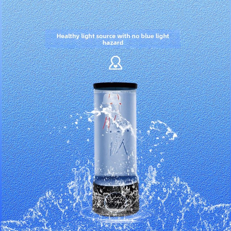 LED-Bluetooth-Lautsprecher mit Mondquallen-Atmosphäre, Stimmungsleuchte, Schreibtischlampe, Modellsimulation, Nachtlicht, Augenschutz, Musik, Umgebungslicht_voghion.com