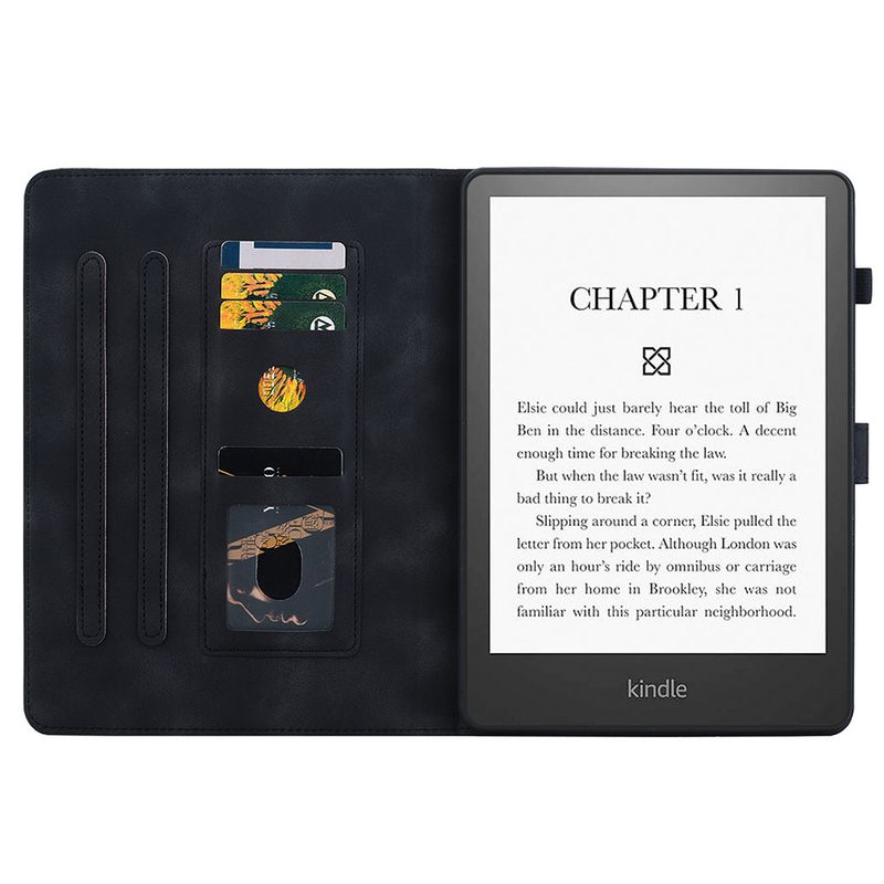 Tablet Case For Kindle Paperwhite 2024 12th Generation 7 Inch Model No. SA569P SA568B Leaher Soft Back Stand Wallet Flip Cover_voghion.com