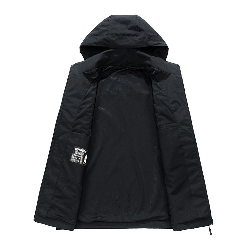 Veste de ski et d'alpinisme épaisse et imperméable pour homme, coupe-vent, ample, pour l'extérieur, automne-hiver_voghion.com