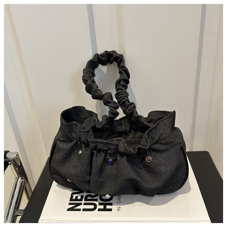 Small And Minimalist Personalized For Women 2024 New Commuter Wrinkle Underarm Versatile Casual Instagram Cloud Shoulder_voghion.com