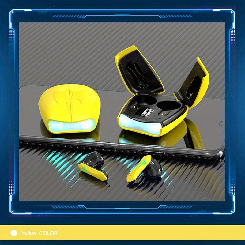 2024 New Model Wireless Earphones - Exceptional Sound Quality, Long Lifespan, Digital Display, Large Capacity Charging Case, Scissor Door Design,_voghion.com