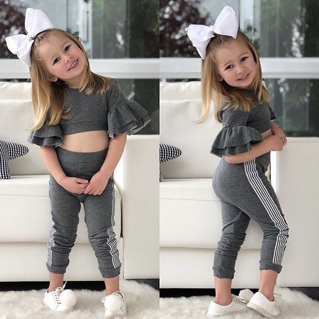 Abbigliamento per bambini, abito in cotone stile autunnale per ragazze_voghion.com