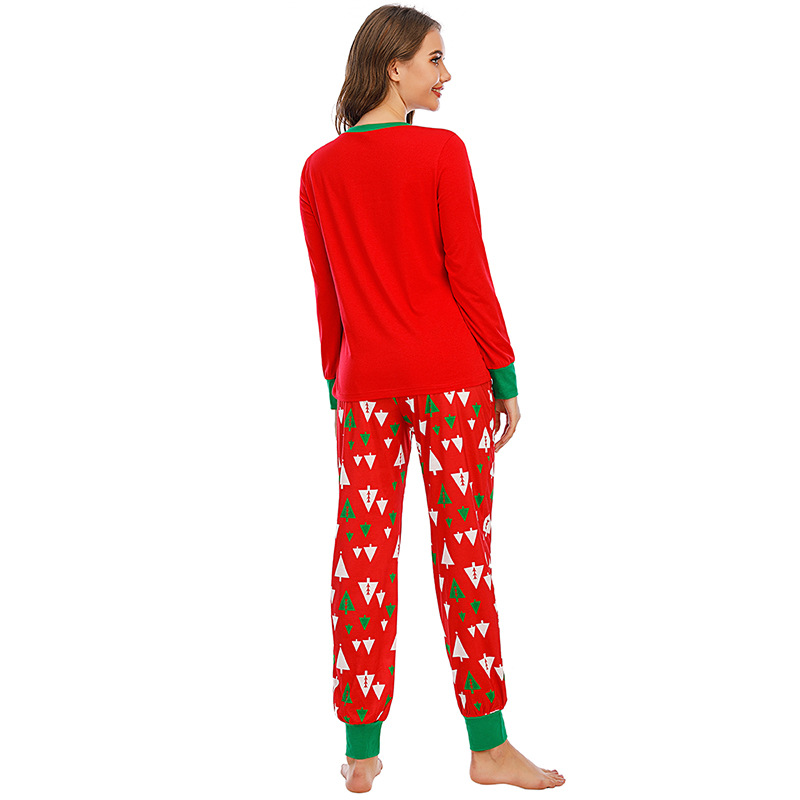 Christmas Style 2025 Spring/Summer New Women's Loose Homewear Pajamas Long Sleeve Set_voghion.com