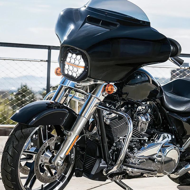 7 inch LED-koplamp met beugel voor Harley-Davidson Street Glide Road King Special Electra Glide Ultra, DOT E-Mark goedgekeurd_voghion.com