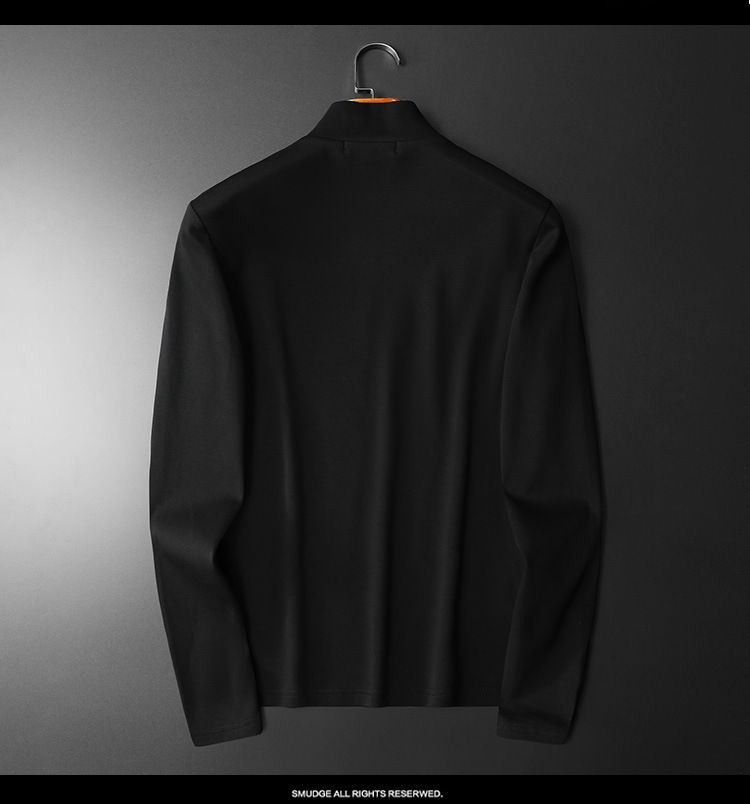 Demi-col roulé et apprêt double face polaire homme_voghion.com