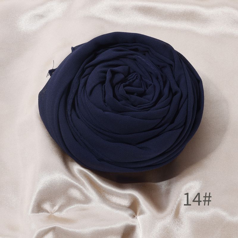 Chiffon Women's Head Wrap Long Scarf High-Quality Windproof Sandproof Headscarf All-Season Muslim Shawl_voghion.com