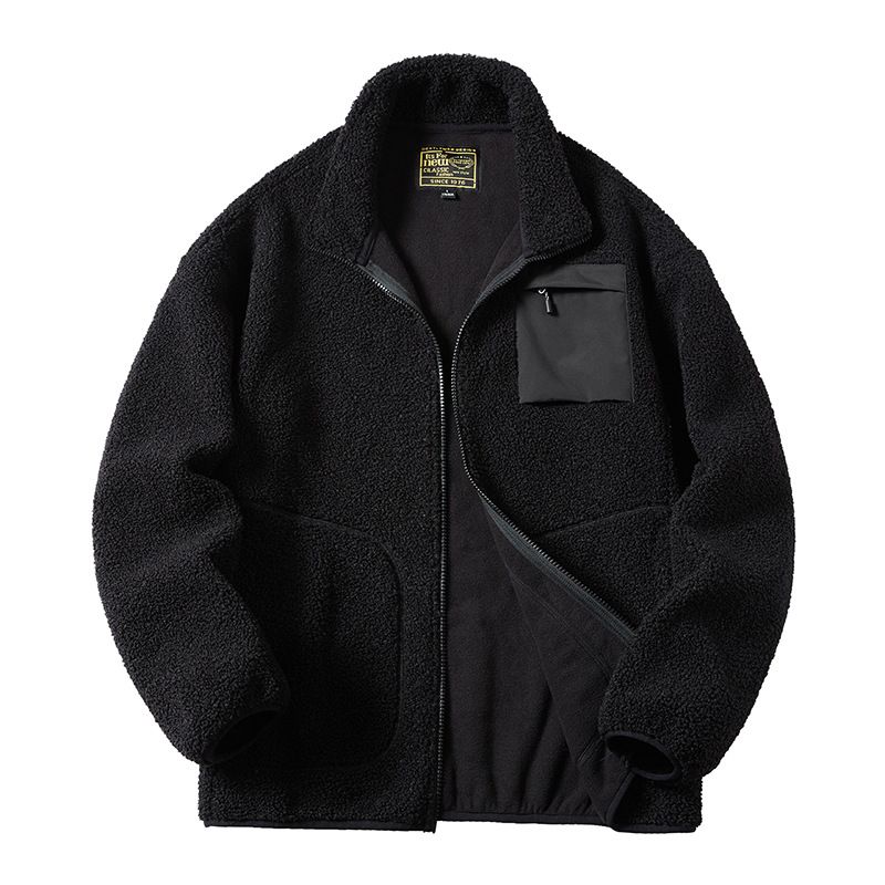 Nuovo cappotto in cotone con pile di peluche ispessito per uomo, in autunno e inverno_voghion.com