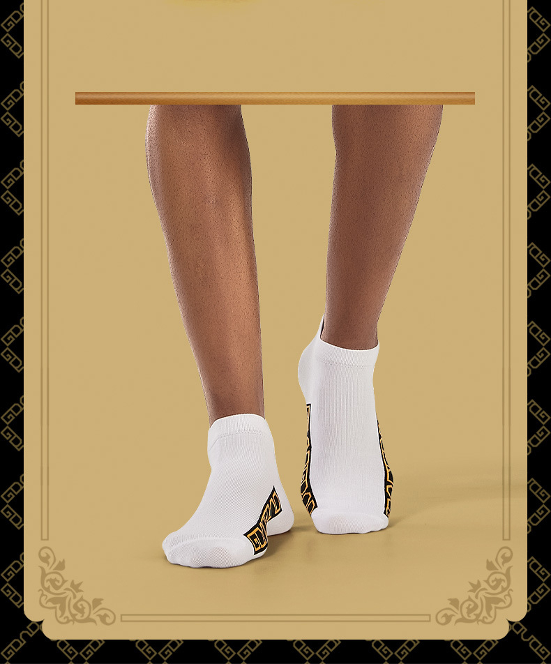 Echte GDAD Herrensocken, Baumwollsocken, Sport, atmungsaktiv, schweißabsorbierend, Deodorant, dünner Abschnitt, trendige Herrensocken, High-End-Geschenkbox_voghion.com
