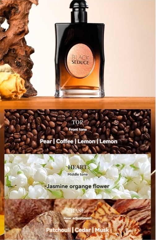 Perfume Feminino Black Opium 100ml Fragrância Leve e Duradoura_voghion.com