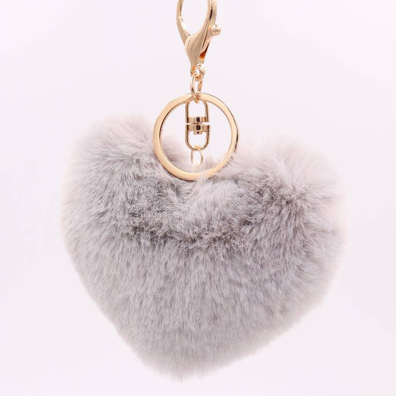 oro e argento confezione da 2 portachiavi peluche tinta unita portachiavi ciondolo borsa decorazione portachiavi_voghion.com