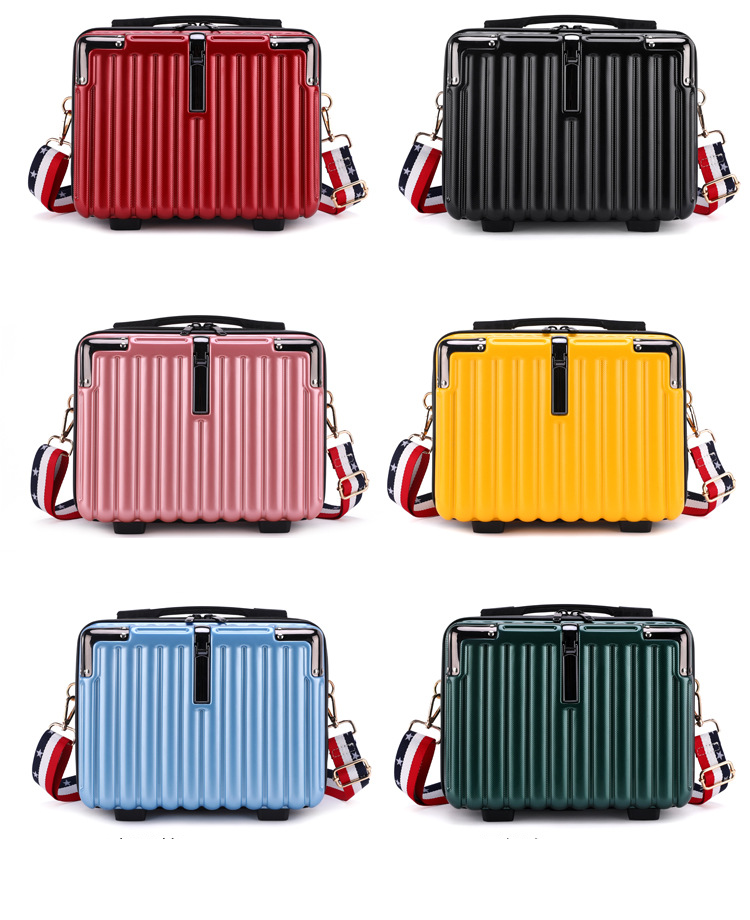 Bagageväskor Resor Bärbar liten resväska Mode kvinnors enkelaxel crossbody resväska_voghion.com
