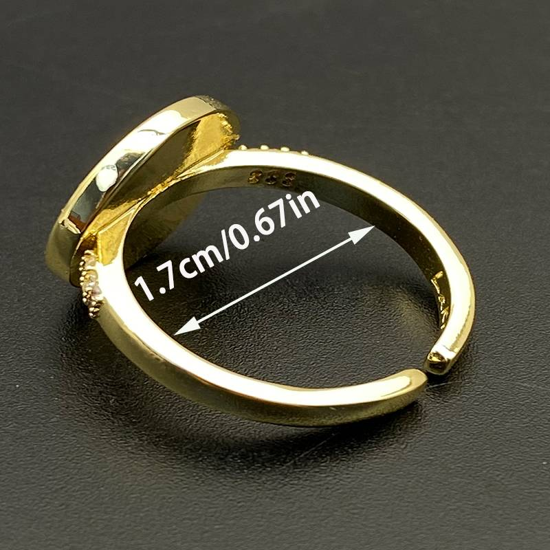 1 Women's Open-end Ring With 2 Colors To Choose From_voghion.com