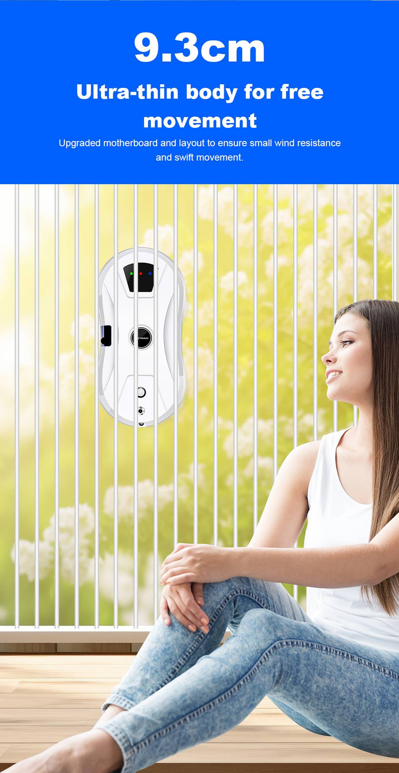 Robot lavavetri Liectroux YW610 con spruzzatura d'acqua a ultrasuoni, routing AI, serbatoio dell'acqua da 30 ml_voghion.com