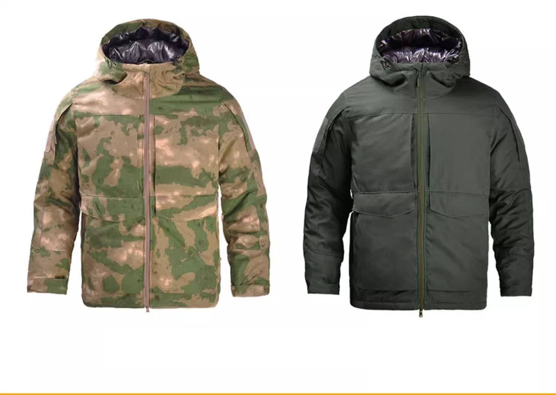 Men's Winter Camouflage Thermal Jacket With Waterproof & Windproof Design – Heavy Duty Insulated Coat For Outdoor Adventures_voghion.com