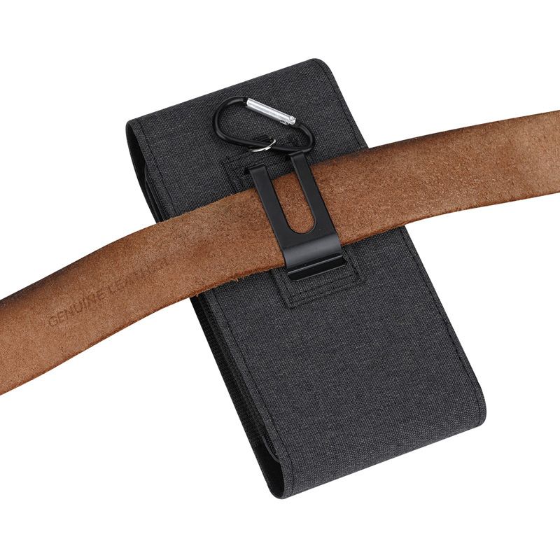 Marsupio portacellulare in tessuto Oxford con patta verticale in velcro_voghion.com