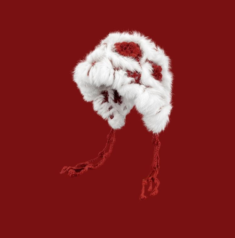 2024 New Rabbit Fur Knitted Woolen For Women's Autumn And Winter Atmosphere, Taking Pictures To Keep Warm,_voghion.com