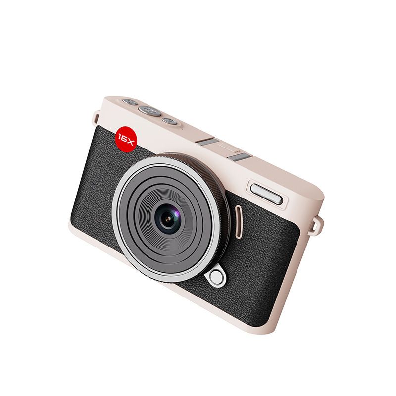 Nuova fotocamera digitale CCD con doppio touchscreen per studenti domestici, fotografia e video HD all'aperto_voghion.com