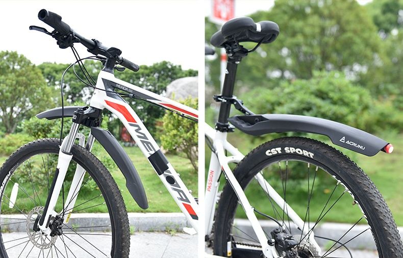 ACRUNU Fahrrad Mountainbike Rad komplett umwickelt Fliesen hinten Kotflügel 26 Zoll Regenschutz_voghion.com