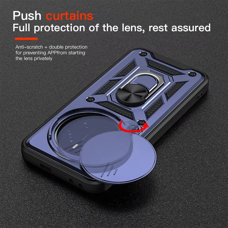 Coque Huawei Pro 5G / Honor Magic 7 Lite avec anneau de support et objectif d'appareil photo_voghion.com