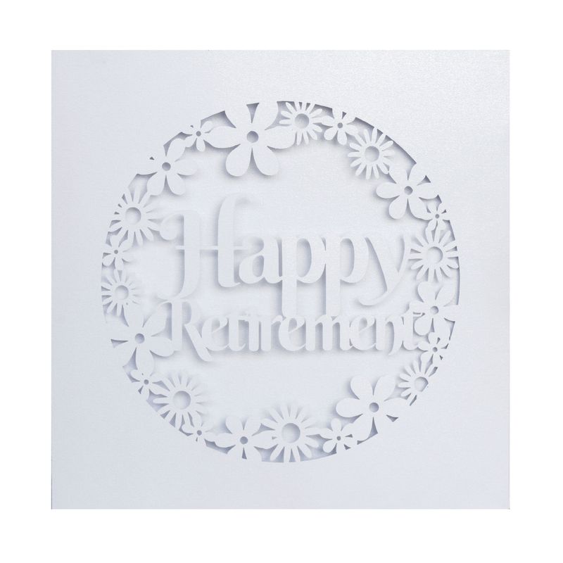 Lillian Source Factory Celebration Kraft Invitation Laser Engraved Window Flower Pearl Paper Retirement Blessing Greeting Card_voghion.com