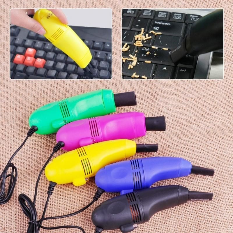 1PC Mini Computer Vakuum USB Tastatur Reiniger PC Laptop Pinsel Staub Reinigung Kit Handheld Staubsauger_voghion.com