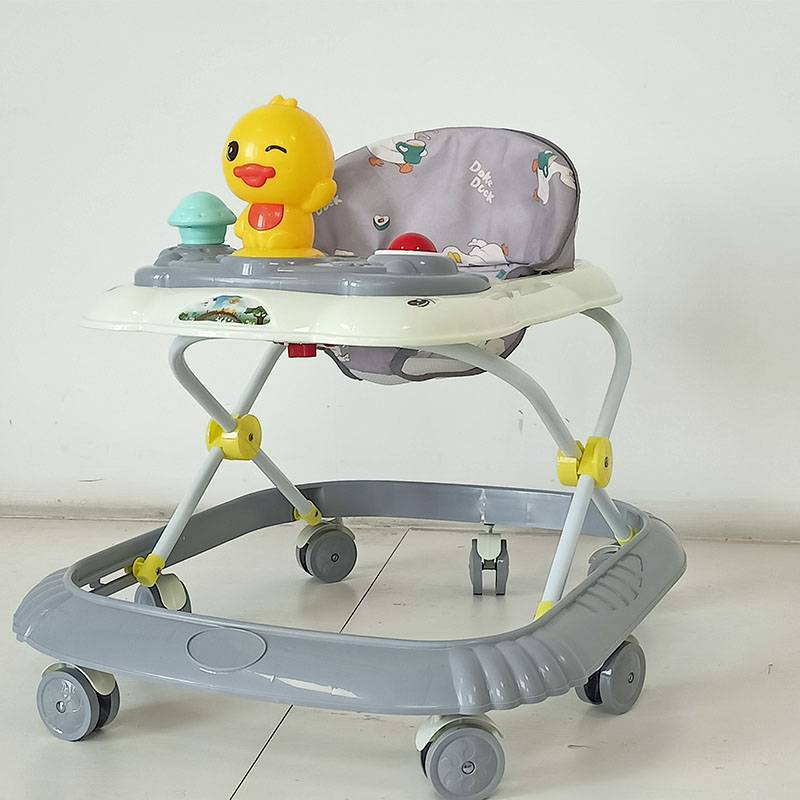 Bebek Çok İşlevli Devrilme Önleyici Araba Oturabilir ve İtebilir Araba Sürmeyi Öğrenme Başlangıç Araba Katlama_voghion.com