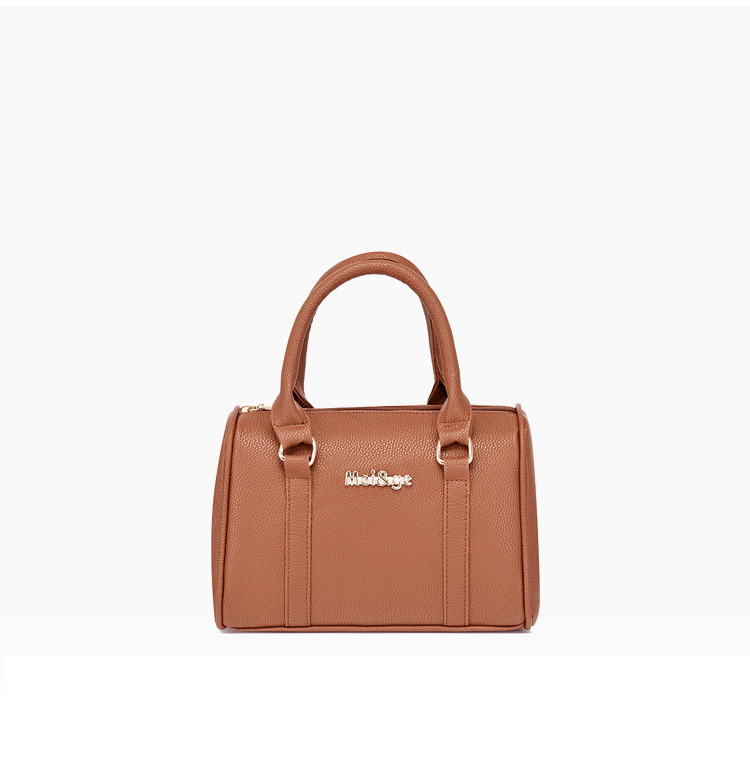 Handbag Set For Women Solid Color Lychee Grain Bag Six Sets Of Handbag Shoulder Large Capacity Crossbody Bag_voghion.com