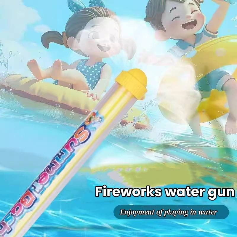 NUOVO-1 pz, pistole ad acqua per fuochi d'artificio, accessori per foto con atmosfera di fuochi d'artificio ad acqua, giocattoli per bambini con cannone ad acqua per fuochi d'artificio, giocattoli estivi con giochi d'acqua_voghion.com