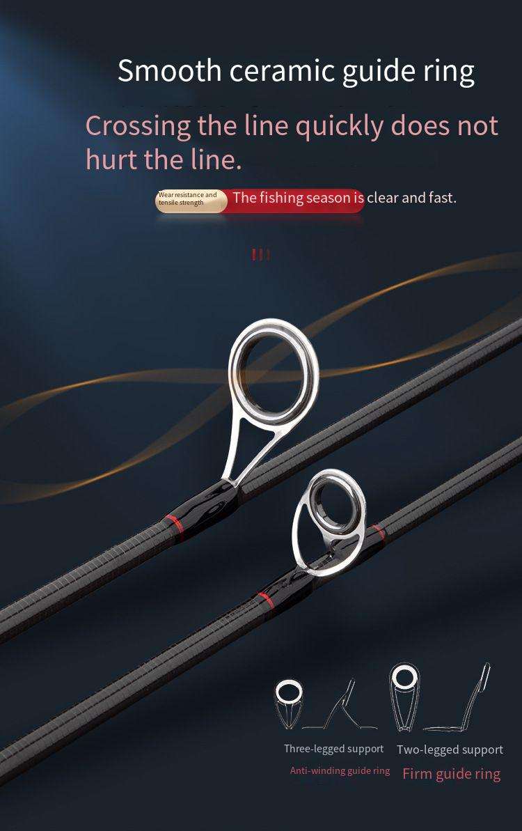 Fishing Rods L M MH Straight Handle Gun Handle Carbon Long Casting Rod Black Fish Cockroach Mandarin Fish Rod_voghion.com