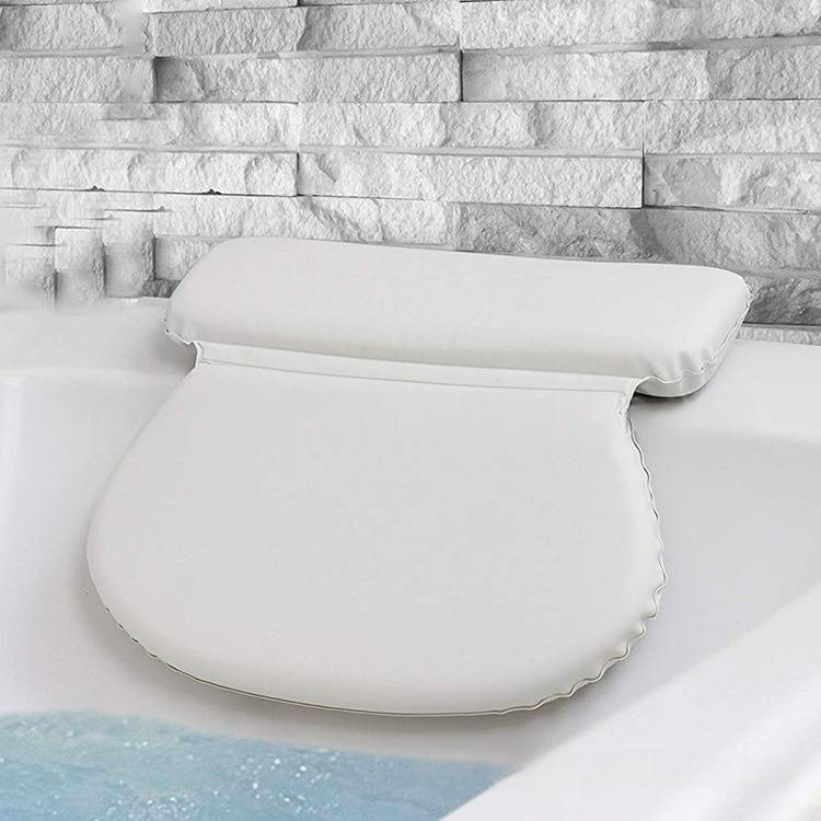 PU Sünger Yuvarlak Küvet Yastığı Katlanır Vantuzlu Küvet Yastığı SPA Banyo Yastığı_voghion.com