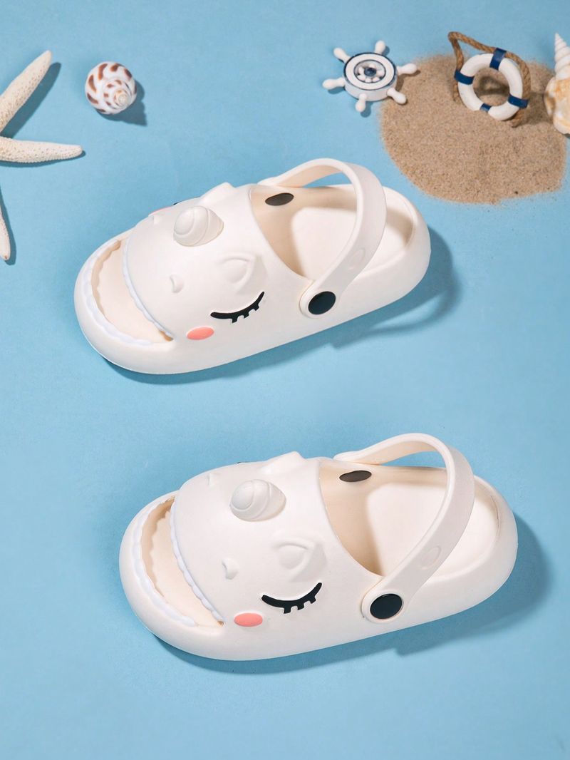 Scarpe da casa estive per bambini comode, alla moda, casual, leggere, trendy, con simpatici unicorni dei cartoni animati_voghion.com