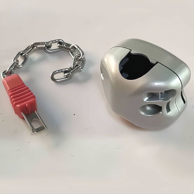 Zinc Alloy Shopping Cart Lock – Anti-Theft Coin-Operated Trolley Lock (Metal Security Lock, Model: MJ-STL01)_voghion.com
