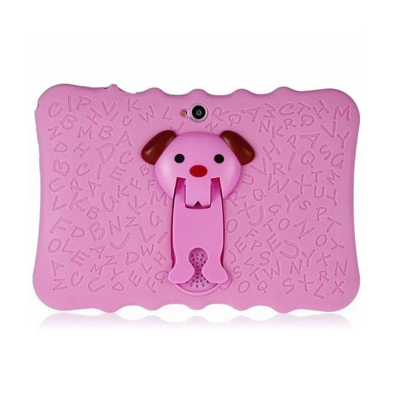 Tablette enfant Q7 7 pouces avec 16 Go de stockage, système d'exploitation Android et étui de protection - Double caméra, Bluetooth, processeur 8 cœurs (Wi-Fi uniquement, plusieurs options de couleurs)_voghion.com