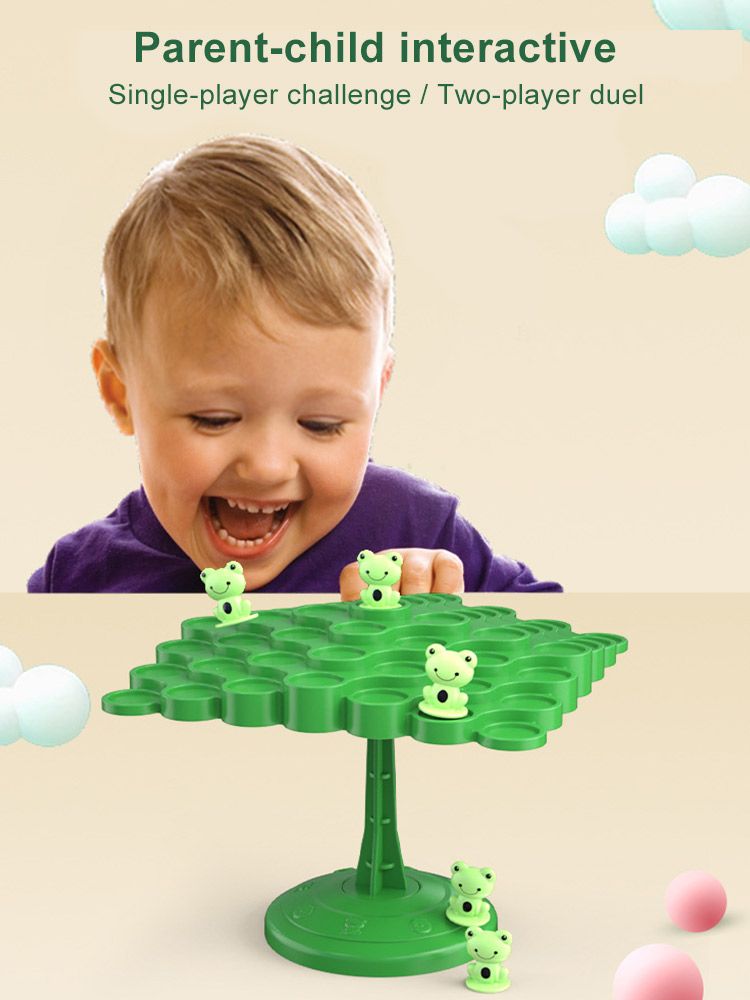 Balance Board Game Astronaut Frog Children Educational Toys Balanced Tree Parent-Child Interaction Ball Balance Tree Toys_voghion.com