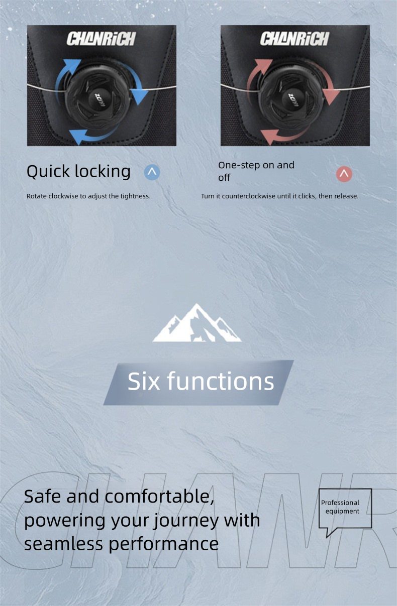 Snowboardstiefel für Erwachsene mit BOA-Stahlschnalle, Schnellverschluss, warm und rutschfest – ideal für Damen und Herren._voghion.com