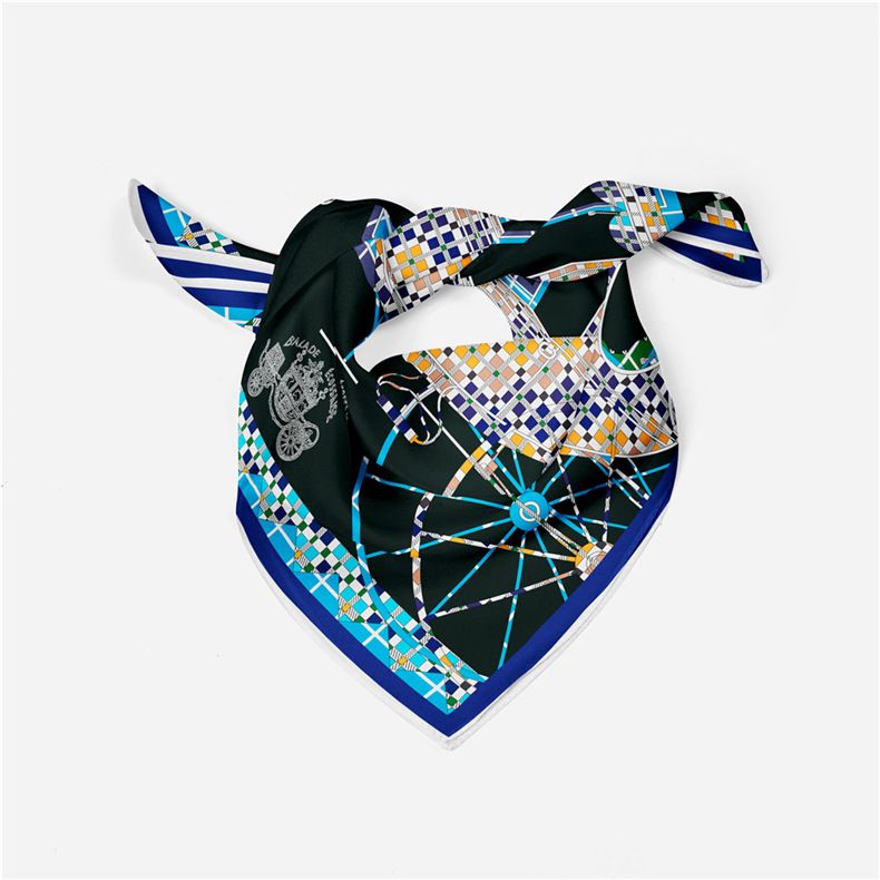 New Style Printed Wind Carriage Square Simple Decoration Professional Small Scarf_voghion.com