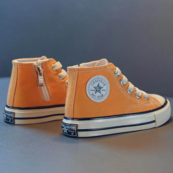 SHLIANG Kinder Leinwand Schuhe Atmungsaktive Turnschuhe Marke Kinder Schuhe Für Jungen Mädchen Klassische Casual Kind Flache Stiefel S0418_voghion.com