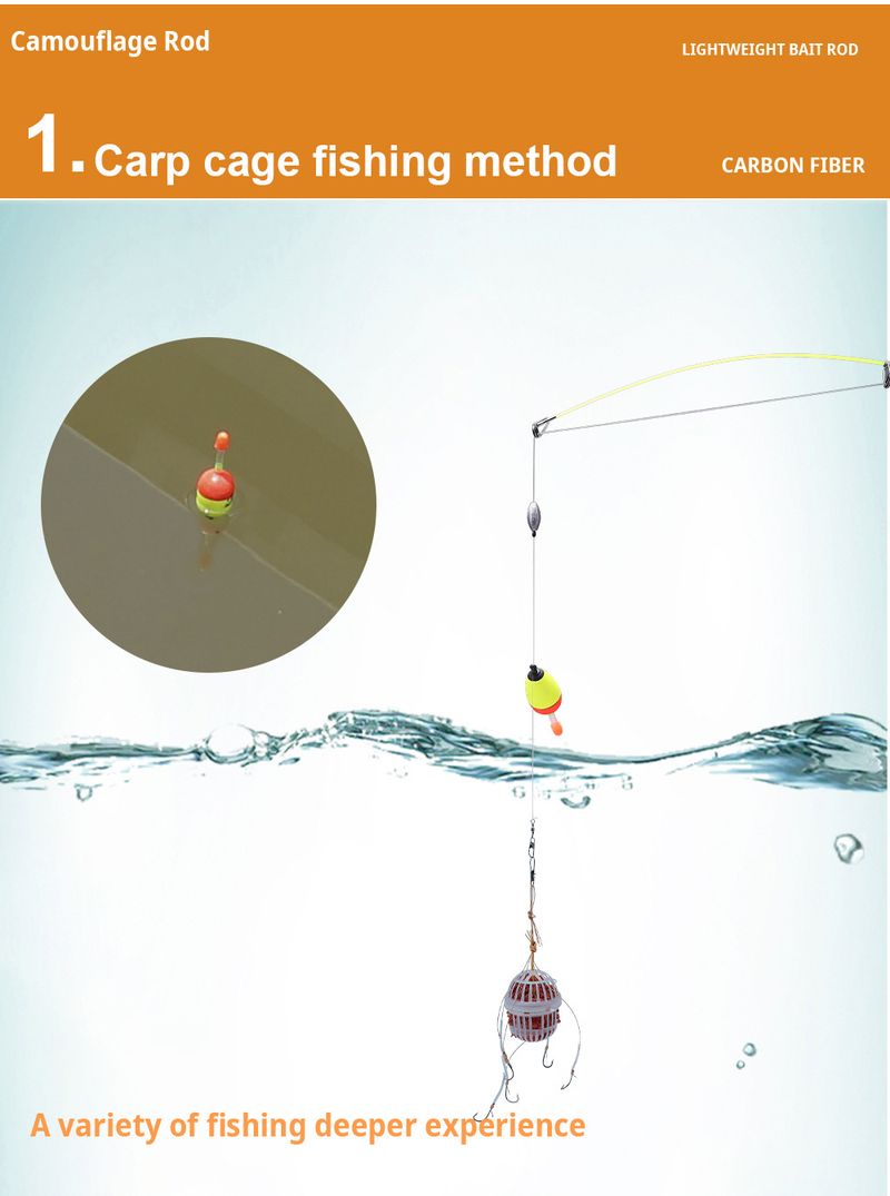 2.1m & 1.8m Telescopic Sea Fishing Rod Set with Lure - Portable Newbie Combination Including Soft Baits and Multiple Fishing Tools_voghion.com