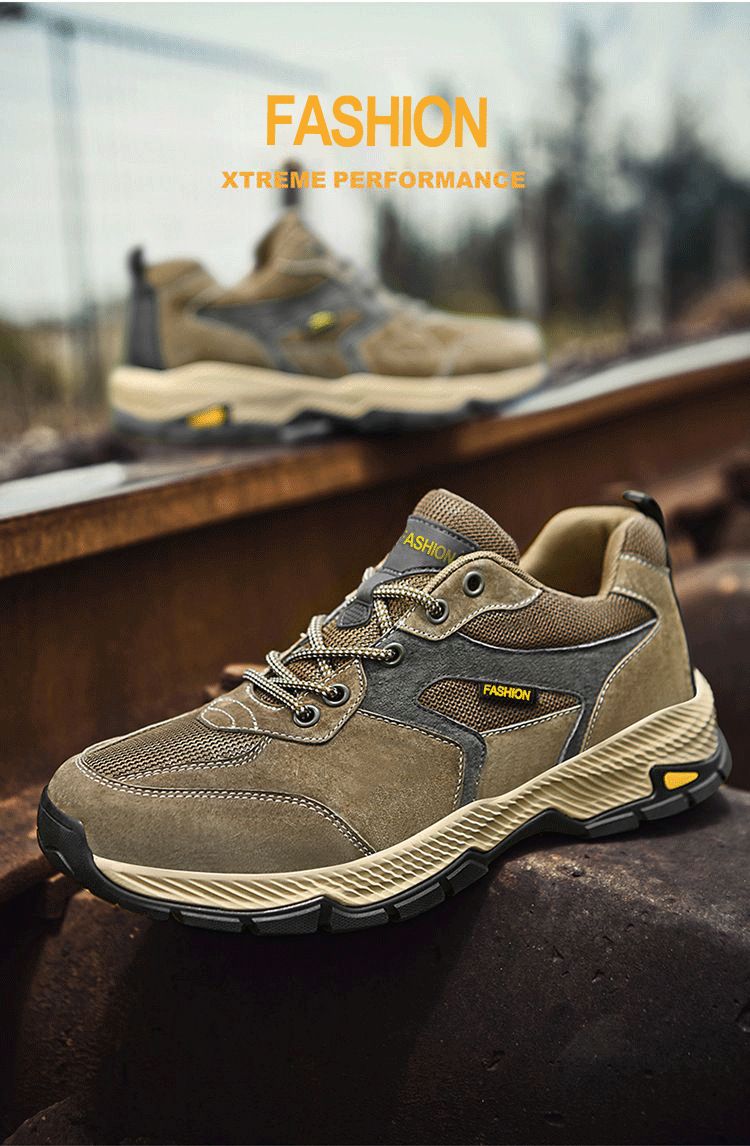 Large 2024 New Sports Korean Edition Comfortable Outdoor Leisure Mountaineering Men's Running Shoes_voghion.com