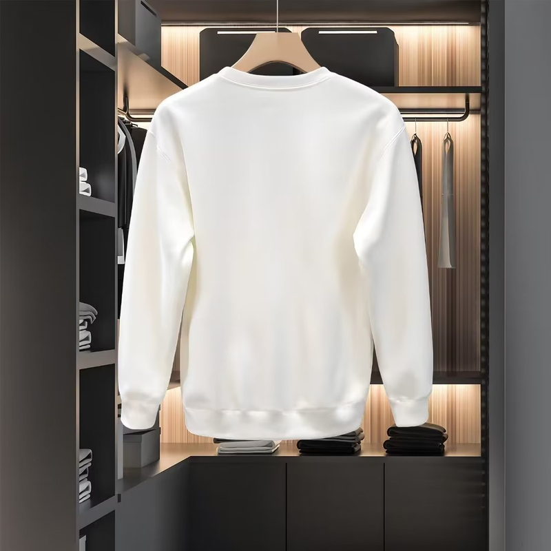 Maglione da uomo in cotone 100% di grandi dimensioni e di alta qualità_voghion.com