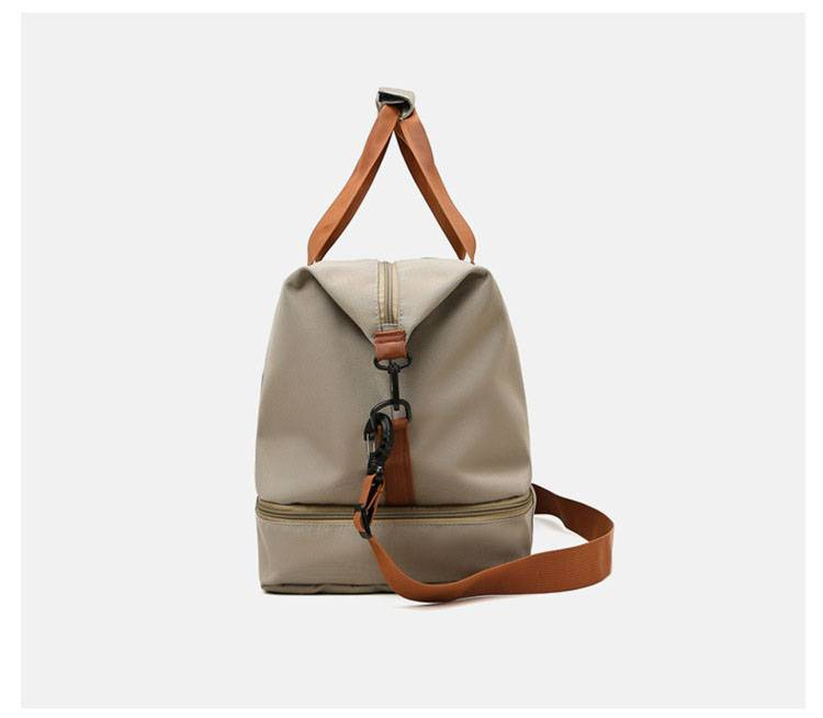 Sporttas voor dames met scheiding voor natte en droge spullen, opbergruimte voor schoenen, waterdichte reistas voor de sportschool, zwemmen, yoga en sport._voghion.com