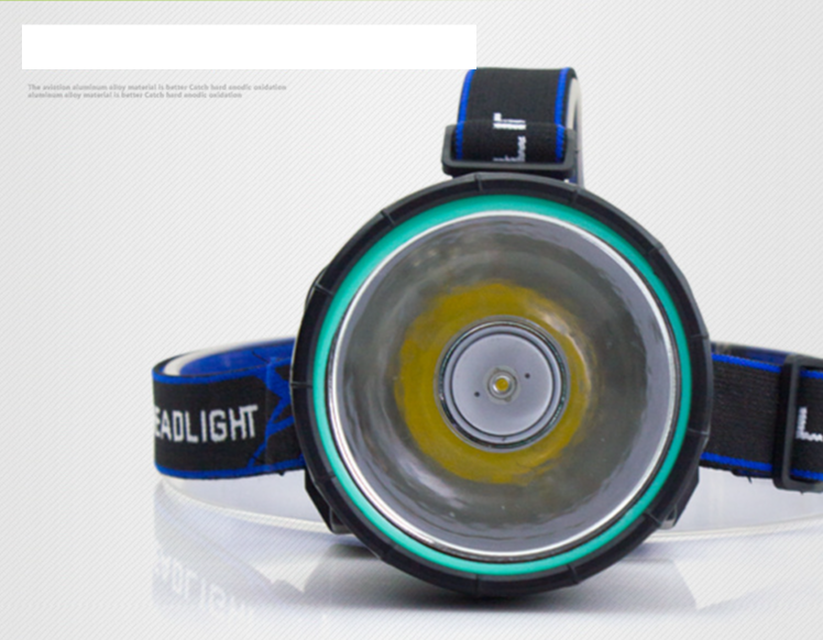 Long life LED headlight Strong yellow light night fishing light Rechargeable long range flashlight t6 headlight_voghion.com