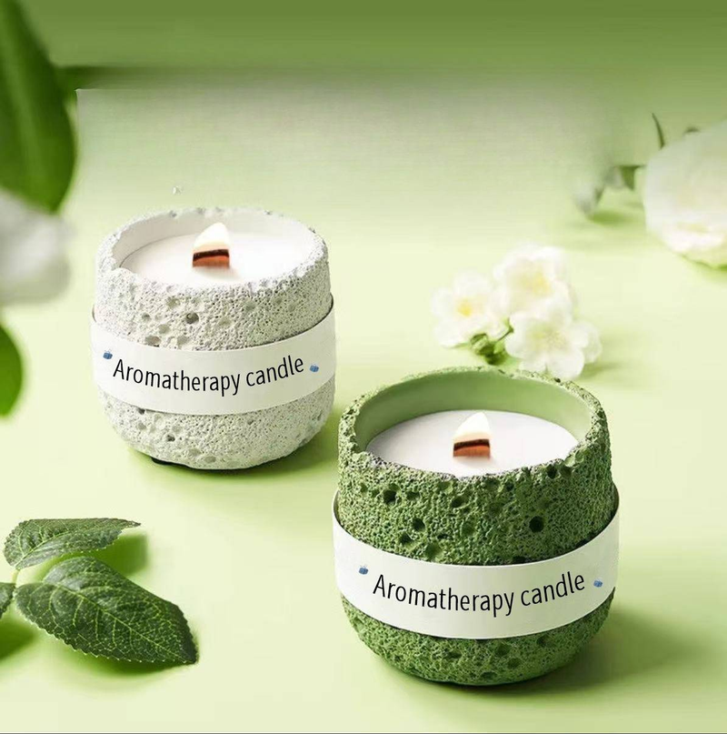 Räucherwierk Planet Duftkäerz Faarweg Gipsbecher Käerzen Mat Planzenäthereschen Ueleger Elegante Heemduft Fir Schlofzëmmer & Perfekt Kaddo Fir d'Feierdeeg_voghion.com
