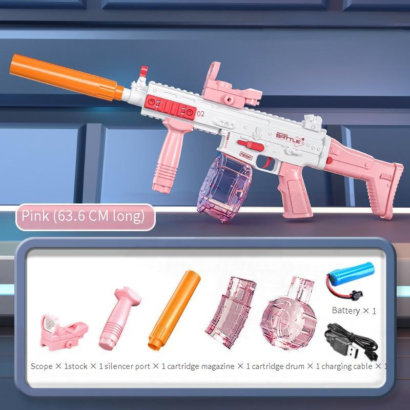 Auto Rapid-Fire Water Blaster 1000ml Tank Electric Water Gun For Splash Battles Pool Parties Team Building Summer Outdoor Fun For Kids Adults_voghion.com