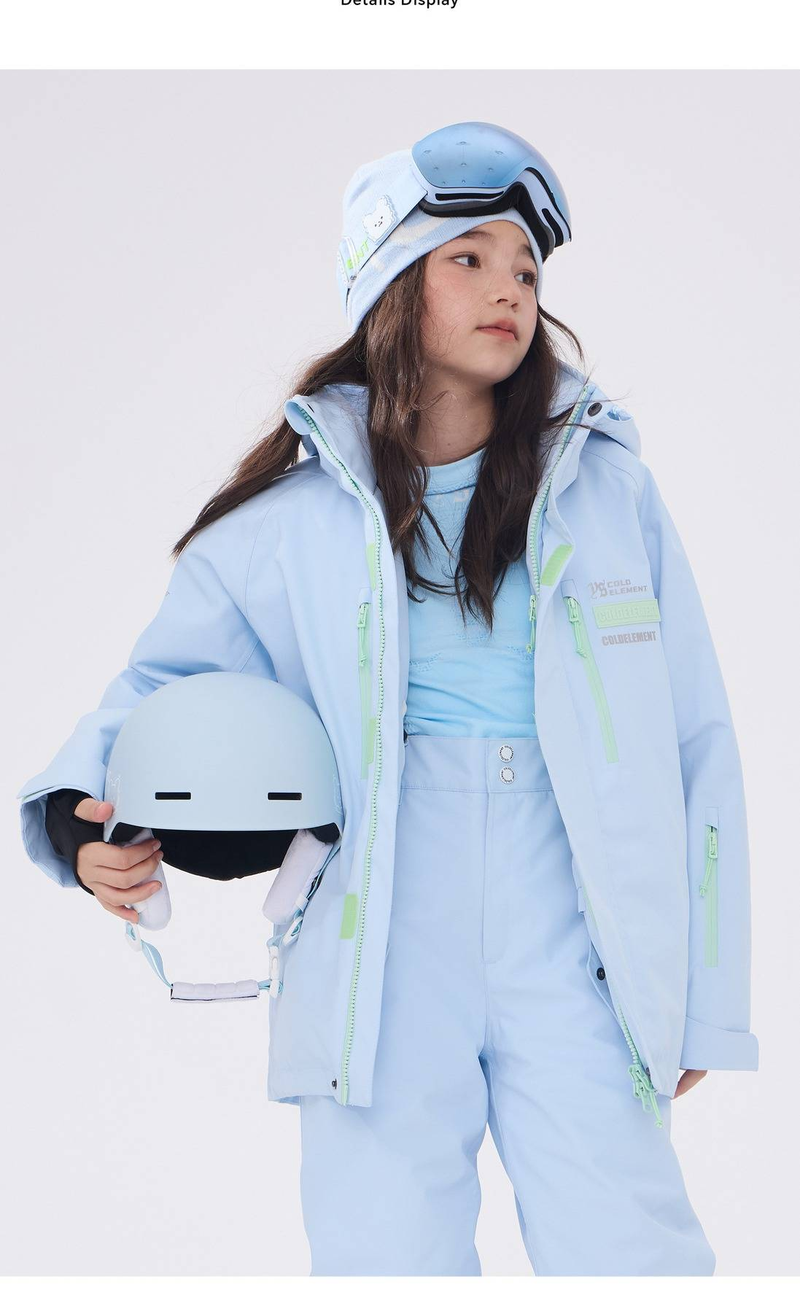 Kinder-Skijacke und -hose für alle Jahreszeiten – Winddichter, wasserabweisender Schneeanzug für Jungen und Mädchen (110–170 cm)_voghion.com