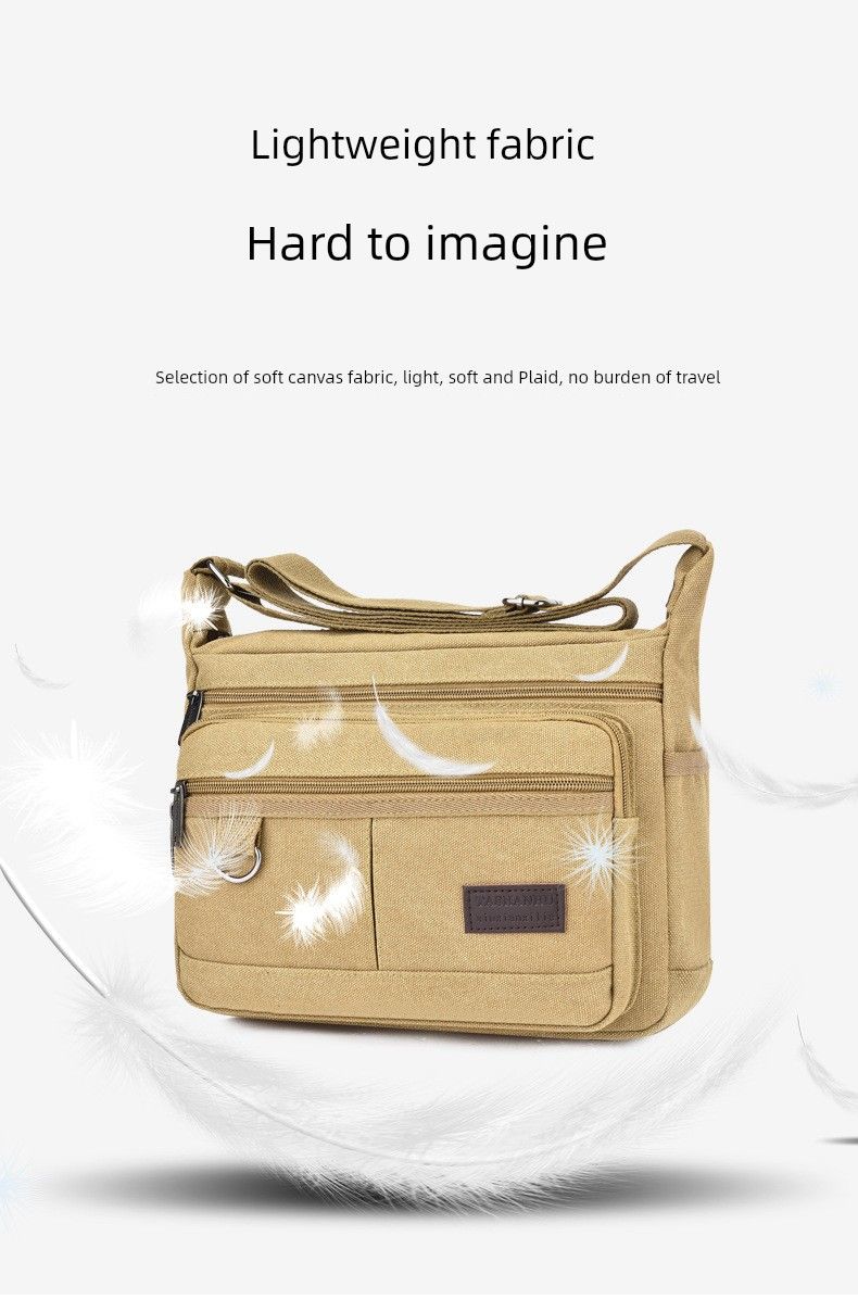 Men's Outdoor Large Capacity Shoulder Canvas Bag_voghion.com