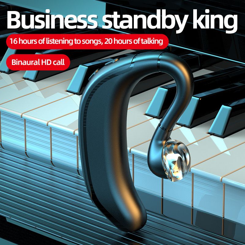 M-800 Bluetooth earphones with single ear left and right rotation, business version 5.0, long standby time, stereo sound_voghion.com