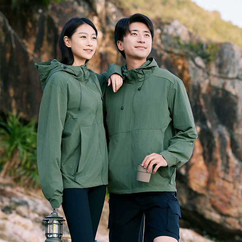 UPF50+ For Men, Summer Mountain Style, Lightweight, Breathable, Waterproof, Hooded, Unisex, UV Sun Protection Clothing_voghion.com